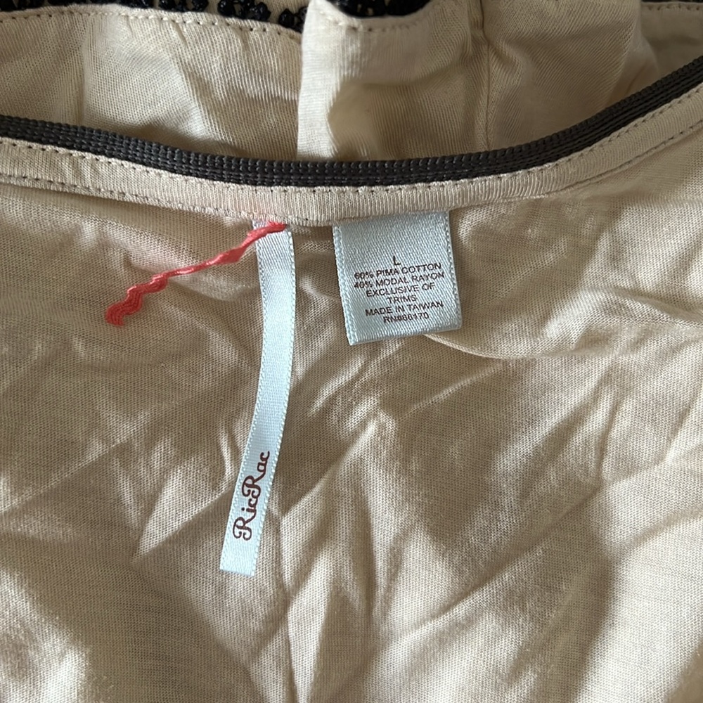 Anthropologie Ric Rac Top Size L - Picture 7 of 7
